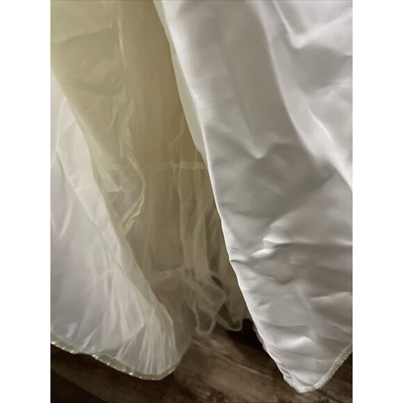 VTG GUNNE SAX Jessica McClintock Ivory Wedding Bridal Dress Size 11 See Measure - Picture 8 of 15